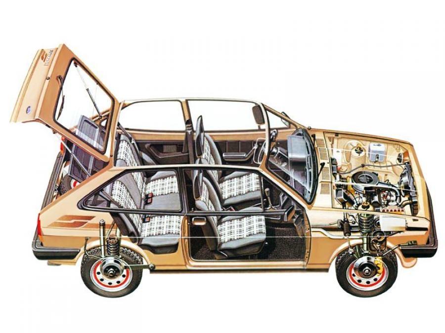 Схема Ford Fiesta 1976 года  (фото 25 из 25)